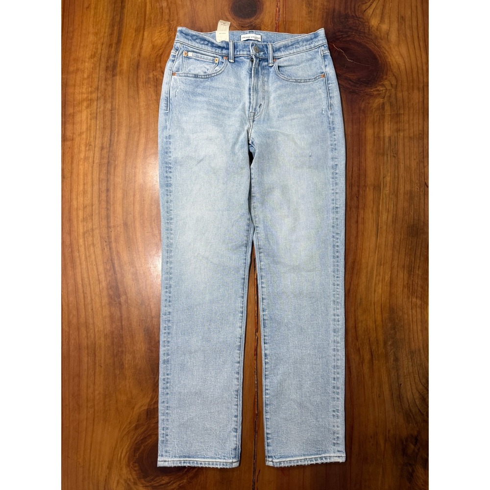 NEW American Eagle Denim Jeans 28 Vintage Straight Light wash Distressed M22